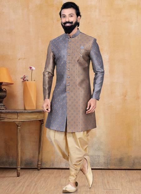 Gray And Antique Colour Harsoni New Latest Designer Indo Western Collection 1293